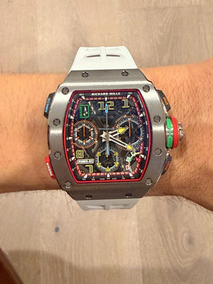 Richard Mille Chronograph RM65-01 Split-Seconds Titanium . Full set.