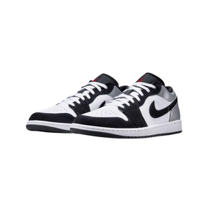Air Jordan 1 Low Se White Fire Red Black Matte Silver