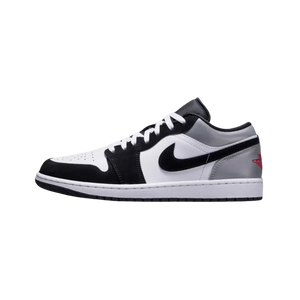 Air Jordan 1 Low Se White Fire Red Black Matte Silver