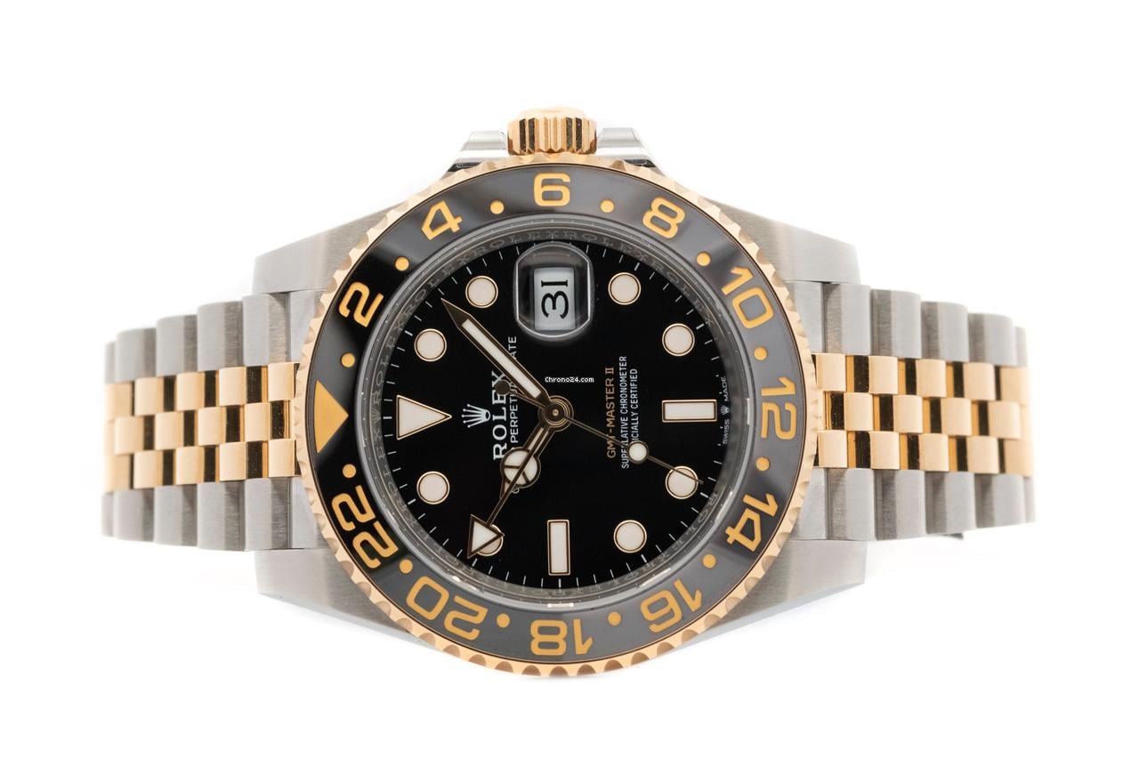 Rolex | GMT-Master II | 126713grnr | Gold/Steel | 40 mm | Gold/Steel | Black | Automatic