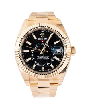 Rolex | Sky-Dweller | 326938 | Yellow gold | 42 mm | Black | Automatic