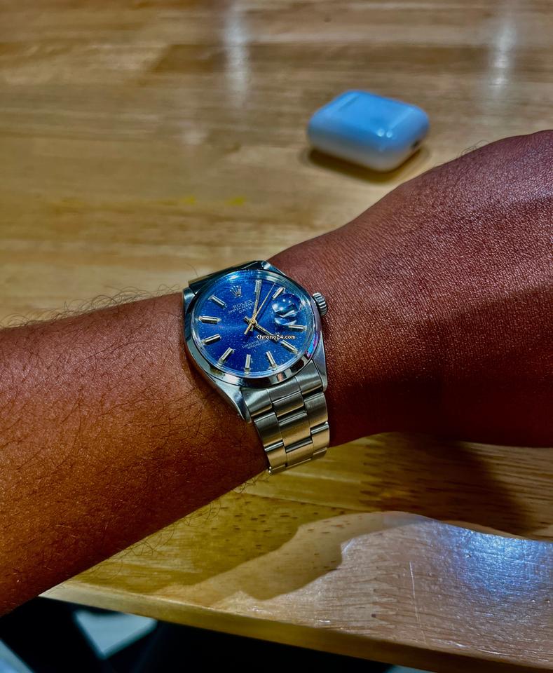 Rolex | Oyster Perpetual | 1500 | Steel | 34 mm | Steel | Blue | Automatic