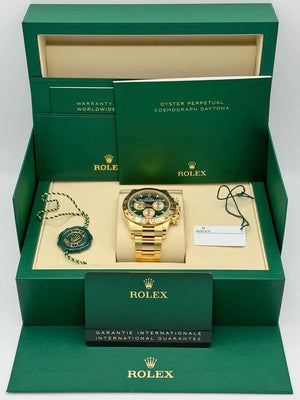 Rolex | Daytona | 126508-0008 | Yellow gold | 40 mm | Green