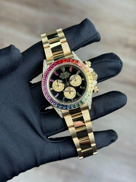 Rolex | Daytona | 126598RBOW | Yellow gold | 40 mm | Yellow gold | Black | Automatic