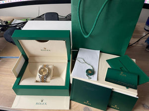 Rolex | Datejust | 126233 | Yellow gold | 36 mm | Gold/Steel | Champagne | Automatic