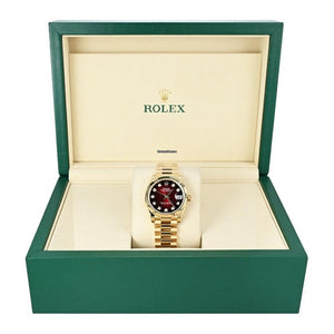 Rolex | Datejust | 278278 | Yellow gold | 31 mm | Yellow gold | Red | Automatic