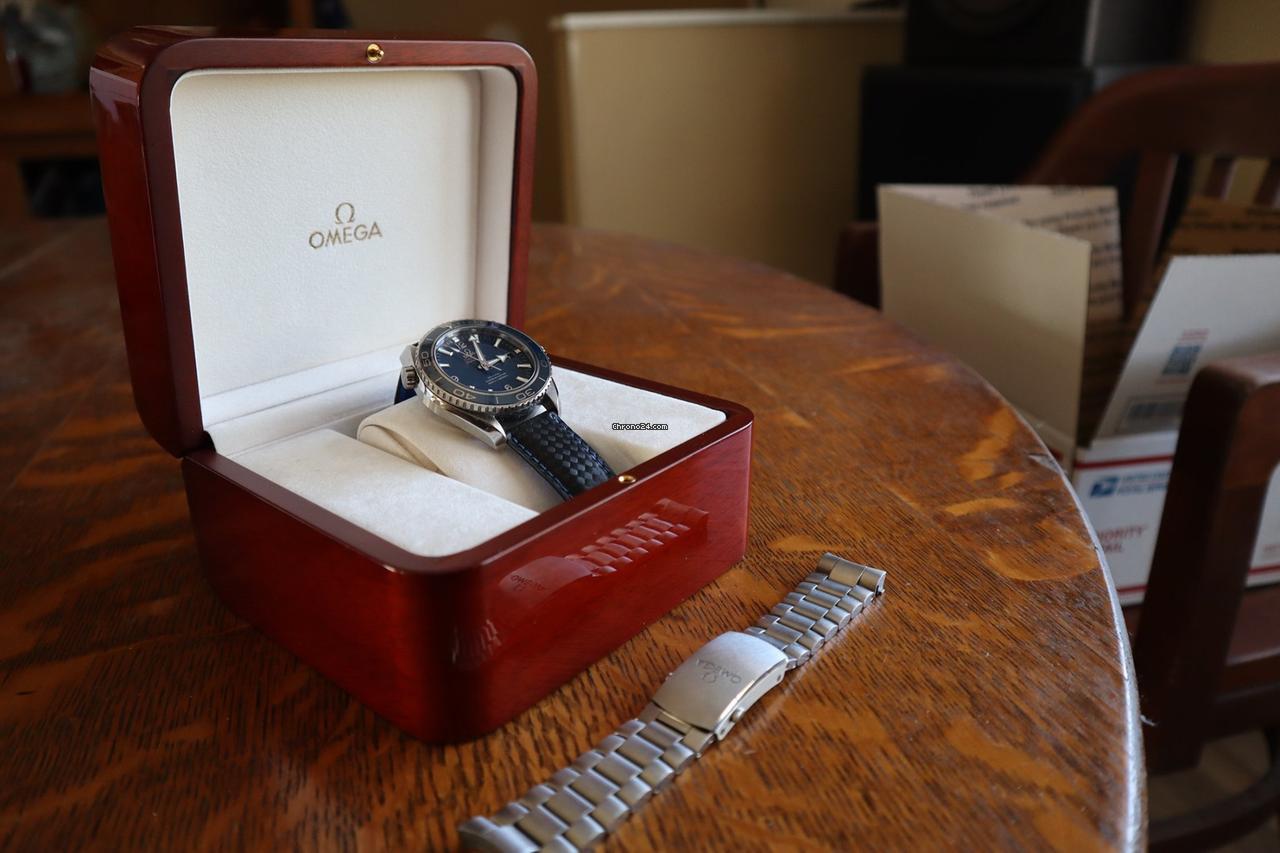 Omega Seamaster Planet Ocean Like NEW , wore twice Limited edition Mohagany display box.