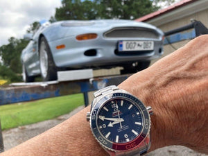 Omega Seamaster Planet Ocean Like NEW , wore twice Limited edition Mohagany display box.