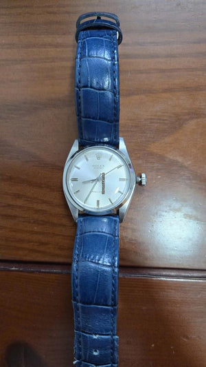 Rolex | Oyster Precision | 6426 | Steel | 34 x 42 mm | Leather | White | Manual winding