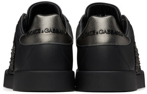 Dolce & Gabbana Black Portofino Sneakers