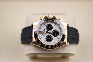 Rolex | Daytona | 126518ln | Yellow gold | 40 mm | Rubber | Turquoise | Automatic