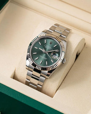 Rolex | Datejust | 126334 | Steel | 41 mm | Green | Automatic