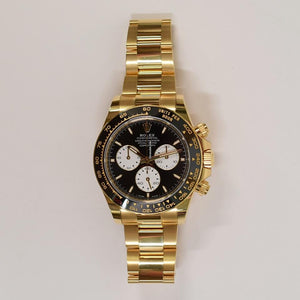 Rolex | Daytona | 126528LN | Yellow gold | 40 mm | Yellow gold | Black | Automatic