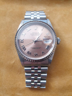 Rolex | Datejust | 16234 | Steel | 36 mm | White gold | Pink | Automatic