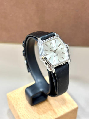 Rolex | Orchid | 2683 | Steel | 22 mm | Leather | Silver | Manual winding