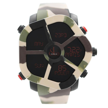 Jacob & Co.. Ghost Carbon Bezel Camouflage Quartz Mens Watch GH100.11.NS.PC.ANO4 D