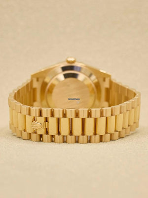 Rolex | Day-Date | 228238 | Yellow gold | 40 mm | Green