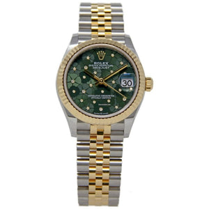 Rolex | Datejust | 278273 | 31 mm | Gold/Steel | Green | Automatic