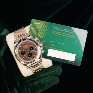 Rolex | Daytona | 126505 | Rose gold | 40 mm | Rose gold | Brown | Automatic