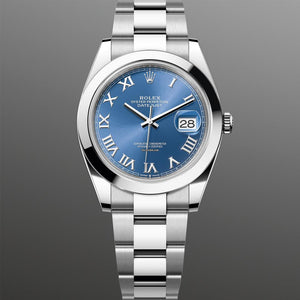Rolex | Datejust | 126300 | Steel | 41 x 49 mm | Steel | Blue | Automatic