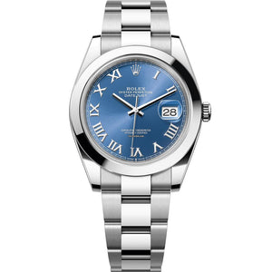 Rolex | Datejust | 126300 | Steel | 41 x 49 mm | Steel | Blue | Automatic
