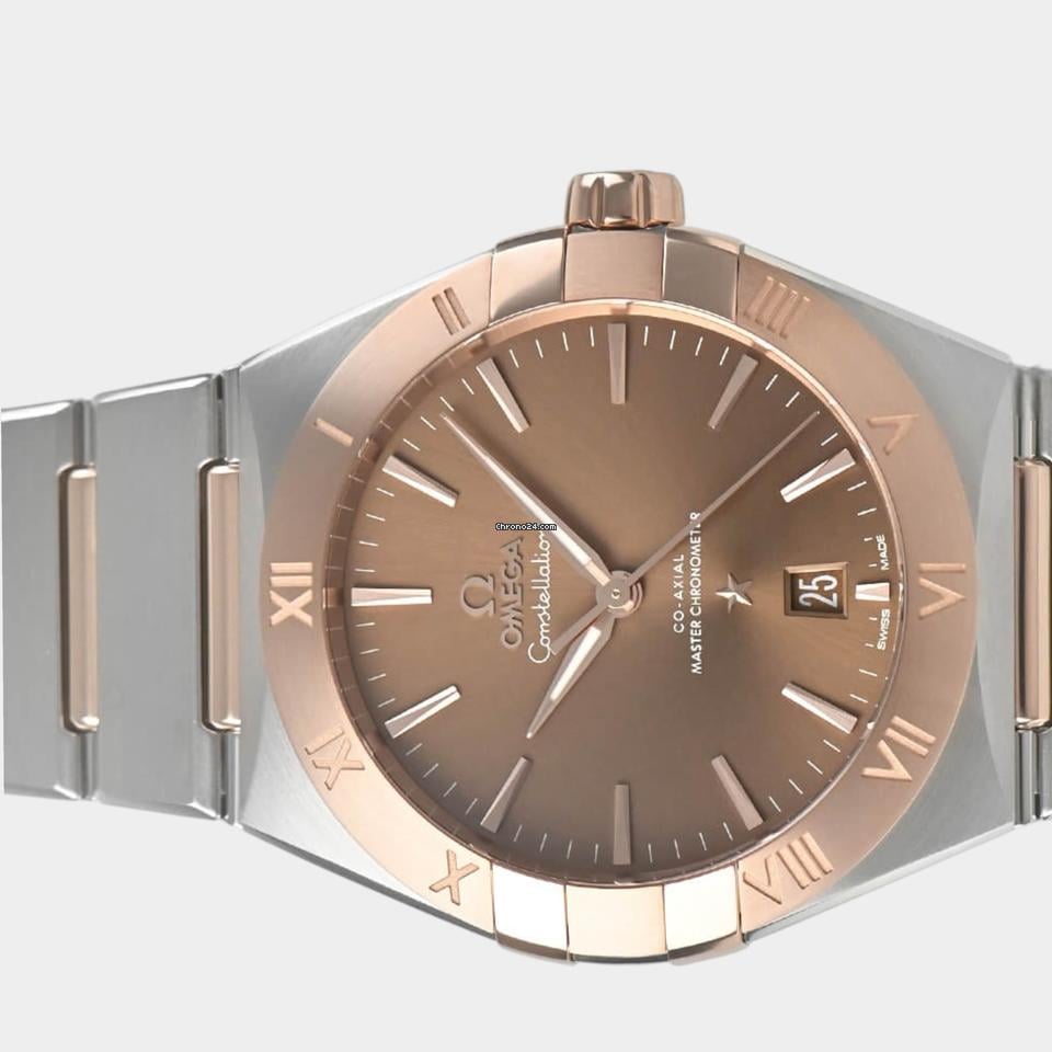 Omega Constellation Steel&Sedna gold / 39 mm / Box&Papers / 131.20.39.20.13.001