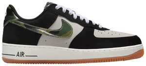 Nike Air Force 1 Low 'Black Patent Camo Swoosh'