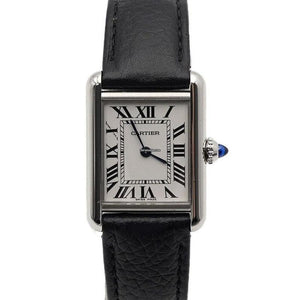 Cartier Tank Must Small Quartz Leather Band Women's Watch AA56344