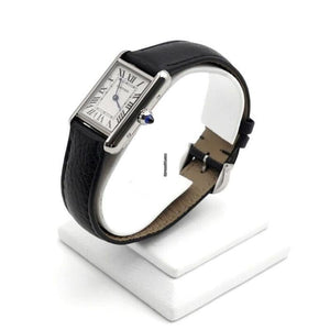 Cartier Tank Must Small Quartz Leather Band Women's Watch AA56344