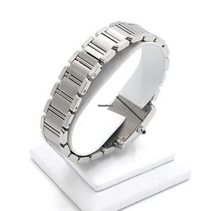 Cartier Tank Française Small Steel Quartz Women's Watch W51008 Q3