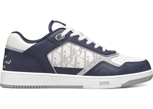 Dior B27 Low Hylton Nel Dior Oblique Galaxy Navy Blue