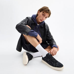 Canvas Sneaker In Signature Denim