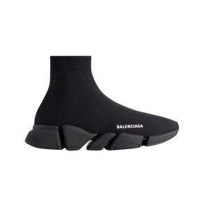 Balenciaga Speed 2.0 Recycled Knit Sneaker in Black