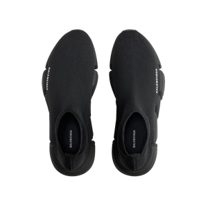 Balenciaga Speed 2.0 Recycled Knit Sneaker in Black