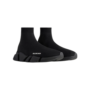 Balenciaga Speed 2.0 Recycled Knit Sneaker in Black