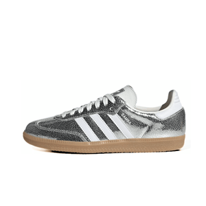 adidas Samba OG Silver Metallic Cracked Leather (W)