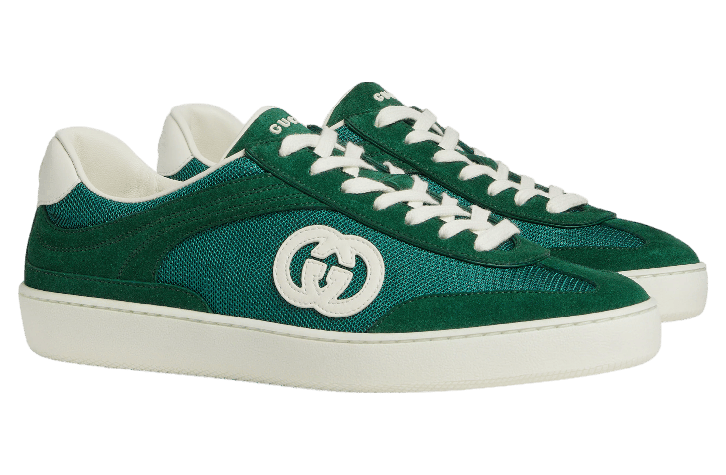 Gucci Interlocking G Sneaker Green Suede