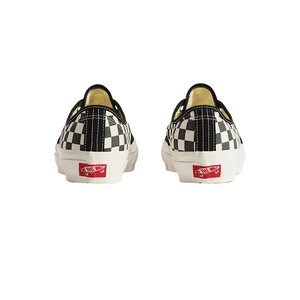 Vans Premium Authentic Checkerboard Shoe Asphalt Grey