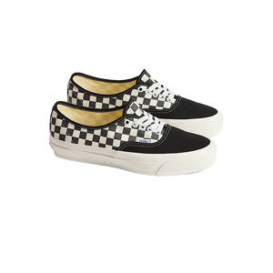 Vans Premium Authentic Checkerboard Shoe Asphalt Grey