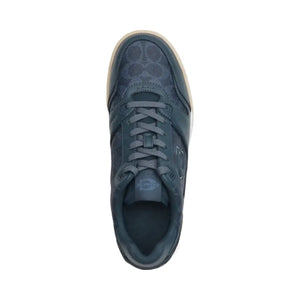 Coach Men's Soho Sneaker With Signature Canvas Denim Denim