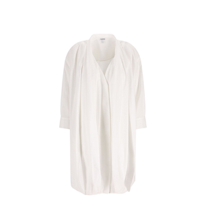Draped Cotton Dress