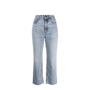 Classic-Cut Cropped Jeans