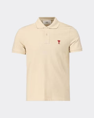 Ami De Coeur Classic Fit Polo T-Shirt champagne