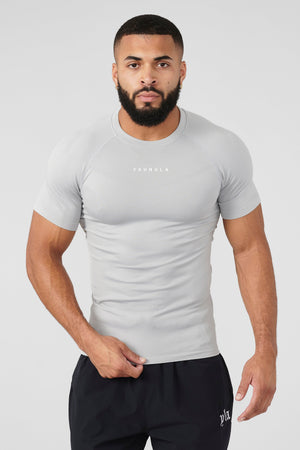 YOUNG LA 475 SuperVillain Compression Tees Grey