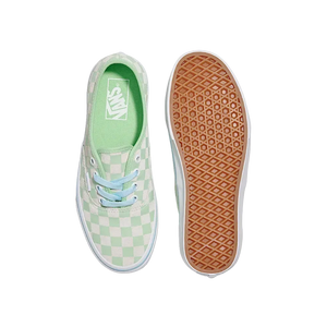 Vans Authentic Suede Checkerboard Shoe Pistachio Green