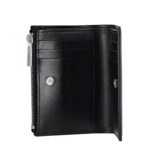 Jitney Zipped Bifold Quote Black - White