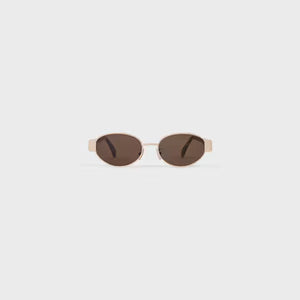 Celine Triomphe Metal 01 Sunglasses in Metal