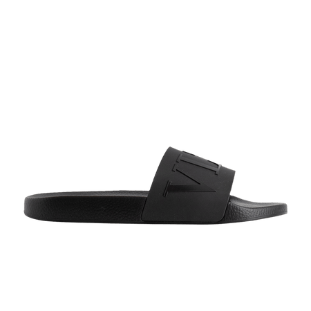 Valentino VLTN Rubber Slider Triple Black