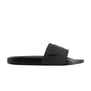 Valentino VLTN Rubber Slider Triple Black