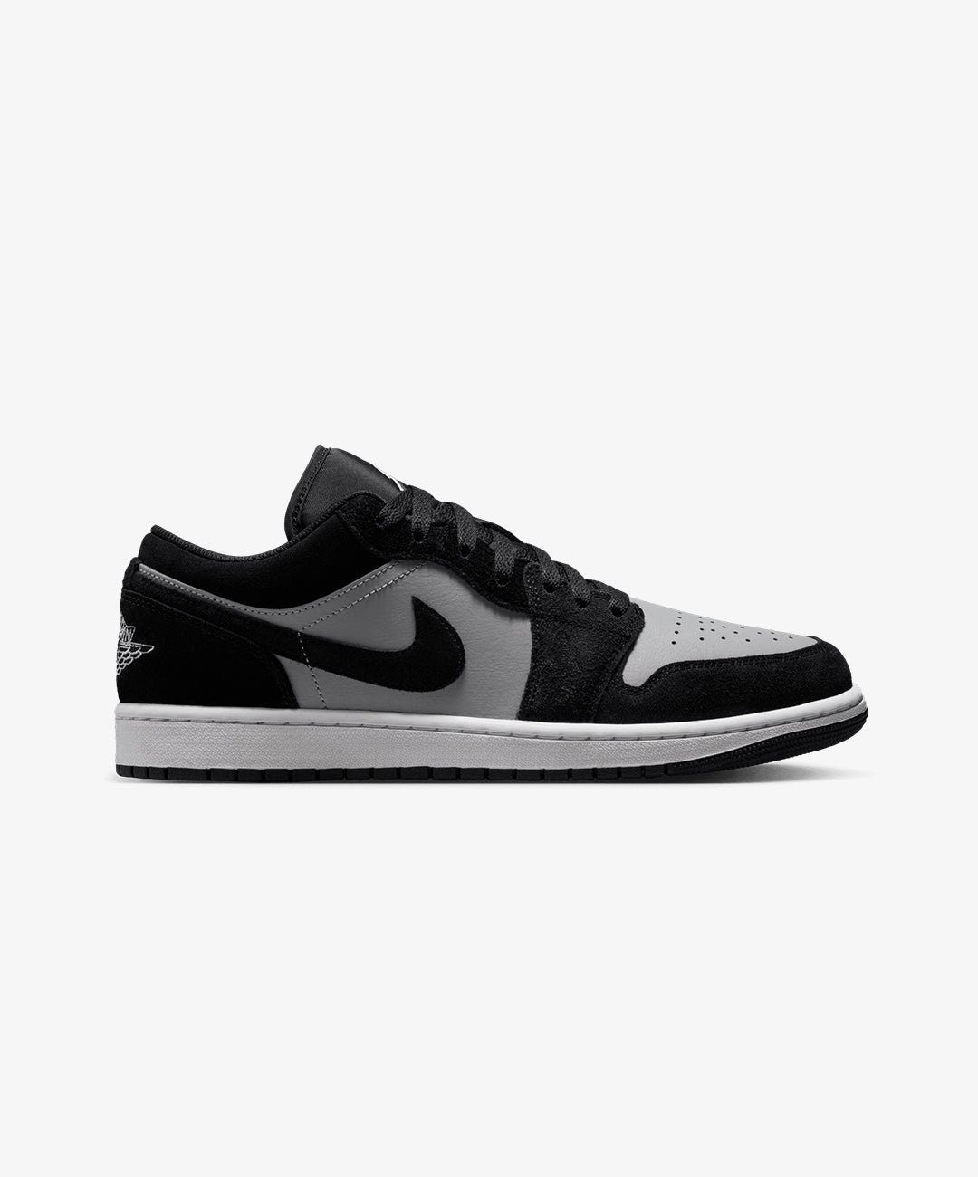 Air Jordan JORDAN | AIR JORDAN 1 LOW { BLACK/WHITE - LT SMOKE GREY